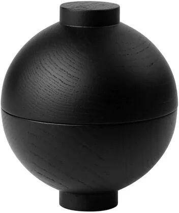Kristina Dam Studio Wooden Sphere skål Ø12x15 cm Svart Kristina Dam Studio Wooden Sphere skål Ø12x15 cm Svart