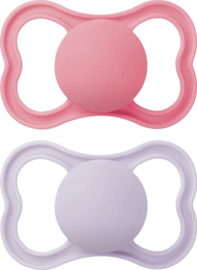MAM Air Silicone 16-36m Pink 2pcs