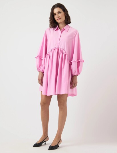 YAS Yasgio Ls Shirt Dress S.   Ex   Pink   36