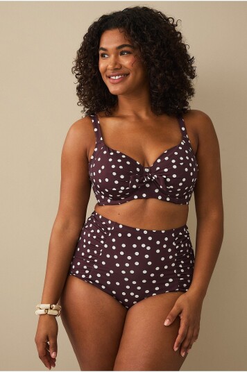 Ellos Plus collection Bikinitruse med shaping effekt Rød