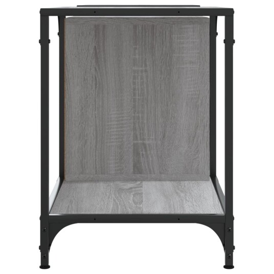vidaXL TV-benk grå sonoma 153x37x50 cm konstruert tre 8721012193871