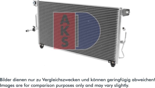 Kondensator, klimaanlegg AKS DASIS 142040N Kondensator, klimaanlegg AKS DASIS 142040N