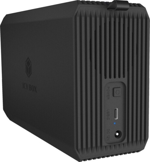 ICY BOX IB-RD3720-CU3 Eksternt HDD/SSD kabinett 2x2.5" 3.5" SATA Svart