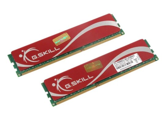 F3 10666CL9D 4GBNQ G.SKILL 4GB Kit 2 X 2GB PC3 10600 DDR3 1333MHz non ECC Unbuffered CL9 240 Pin
