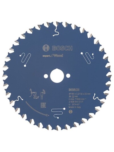 Bosch Rundsavklinge 160X20x2,2Mm 36T Exp Wood