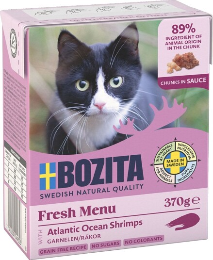 Bozita Tetra Biter I Saus Reker 6 X 370 G
