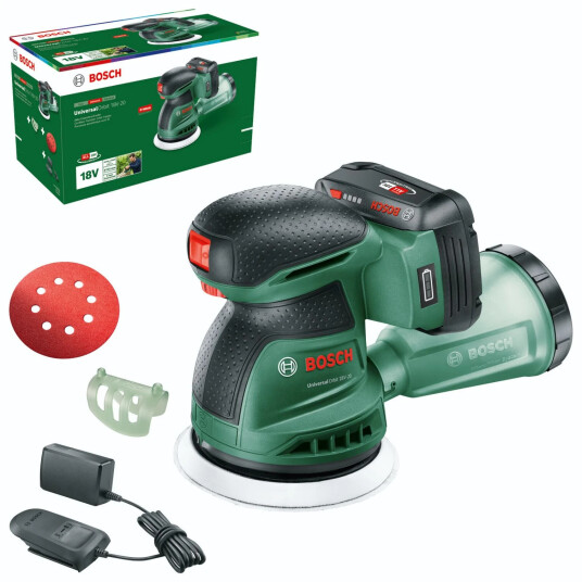 Bosch Eksentersliper UniversalOrbit 18V-20 Med batteri Bosch Eksentersliper UniversalOrbit 18V-20 Med batteri