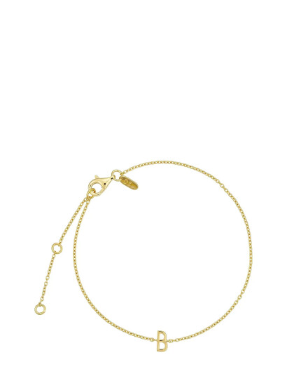 DESIGN LETTERS Archetype Bracelet A Z Gold Plated |Guld |L:21 cm DESIGN LETTERS Archetype Bracelet A Z Gold Plated |Guld |L:21 cm