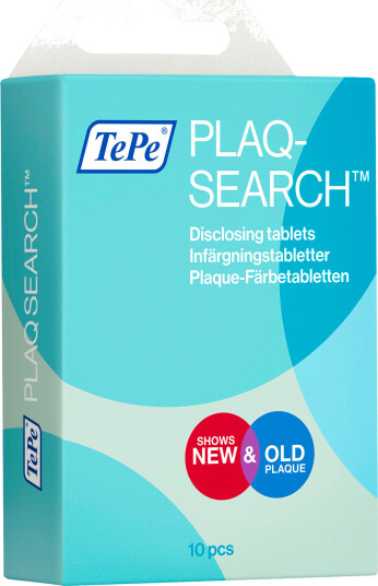 Tepe Plaq-Search Color Tablets For Plak 10 stk. Tepe Plaq-Search Color Tablets For Plak 10 stk.