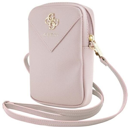 Guess Handbag Guwbzpgstegp Pink/Pink Zip Triangle 4G