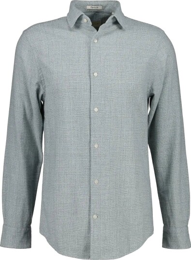 Gant Reg Jaspe Glencheck Shirt DARK EMERALD M
