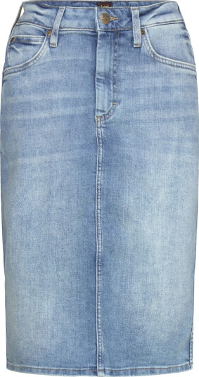 Lee Jeans Midi Skirt - Blue - 27 x 00