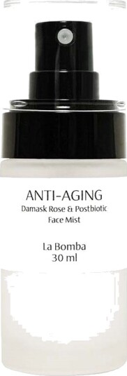 La Bomba Anti-aging Mist Damask Rose Postbiotic Travel Size 30 ml