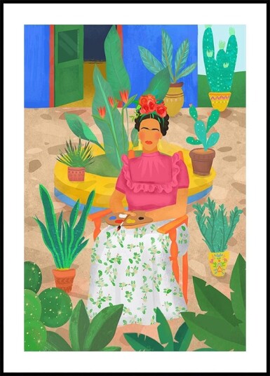 Frida Poster Plakat / 50x70cm