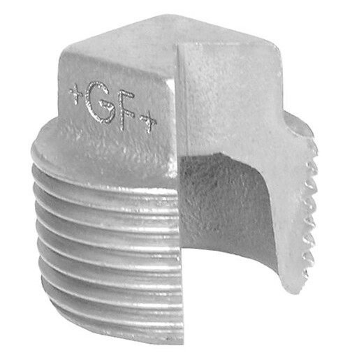 +GF+ plug galvanized 4"" +GF+ plug galvanized 4""