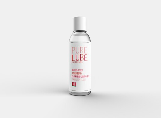 PURE LUBE STRAWBERRY FLAVOURED LUBRICANT 150 ML PURE LUBE STRAWBERRY FLAVOURED LUBRICANT 150 ML