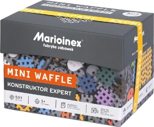 Marioinex Mini Waffle Konstruktor Expert Byggesett 501 Deler
