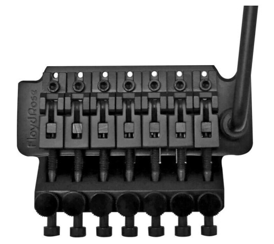 Floyd Rose Seven String Vibrato Kit Satin Black, Incl. Nut