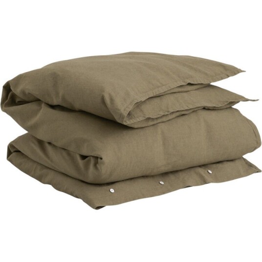 Gant Sengesett ''Cotton Linen'' Hunter Green Fra Gant (Størrelse: 140x200)