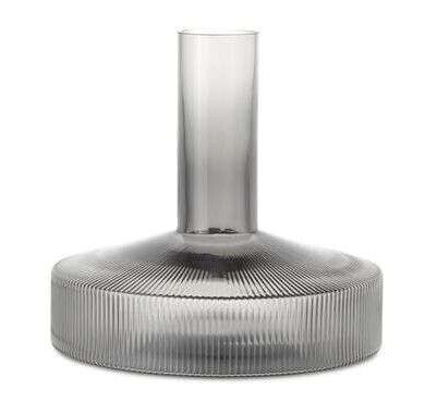 Ferm Living - Ripple Wine Carafe Smoked Grey ferm LIVING Ferm Living - Ripple Wine Carafe Smoked Grey ferm LIVING