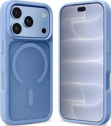 CRONG Hybrid MATTE Magnetic case with MagSafe for iPhone 18 Pro / iPhone 17 Pro - Blue