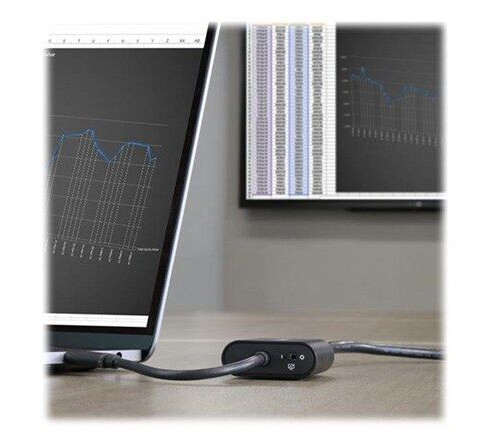 StarTech USB-C til VGA Adapter 1920x1200 med Presentasjonsmodus Svart