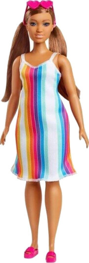 Barbie Loves the Ocean Doll - Rainbow Stripe Dress