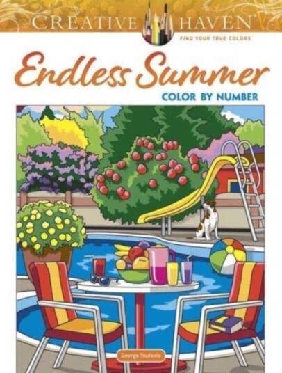 Creative Haven Endless Summer Color by Number Creative Haven Endless Summer Color by Number