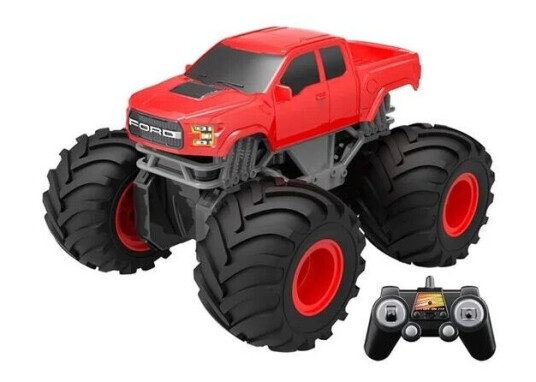 Double Eagle RC remote control car 1:18 red Ford amphibious E344-003