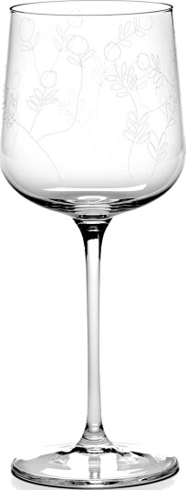 Midnight Flowers Hvitvinsglass 40 cl Transparent Midnight Flowers Hvitvinsglass 40 cl Transparent