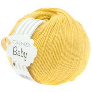 Lana Grossa Cool Wool baby Garn 273 Gul Lana Grossa Cool Wool baby Garn 273 Gul