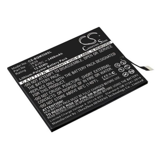 BQ Aquaris M5.5 batteri (3400 mAh 3.8 V, Sort) BQ Aquaris M5.5 batteri (3400 mAh 3.8 V, Sort)