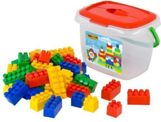 Wader Polesie Constructor I Builder-Boks 45 Stk