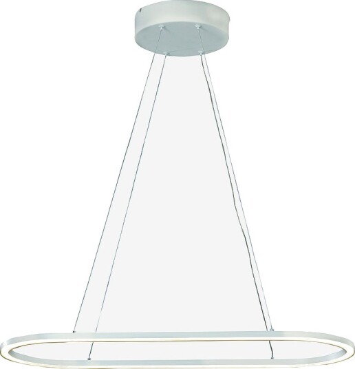 Aneta Lighting Pendellampe Oda oval Hvit Takpendler