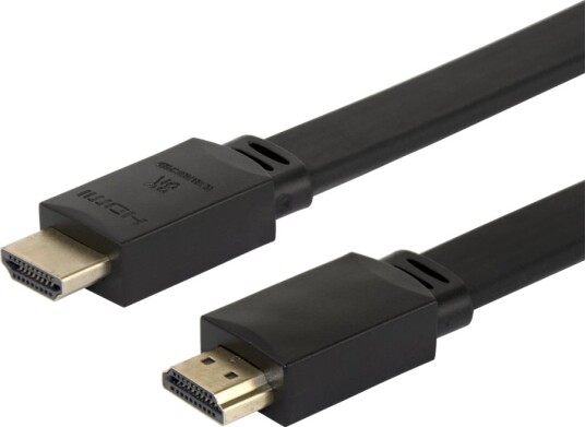 Deltaco Ultra High Speed Hdmi Kabel Hdmi Hann Til Hdmi Hann 2 M Svart 4K 120 Hz Støtte 8 K 60 Hz 7680 X 4320 Støtte