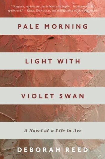 Pale Morning Light With Violet Swan av Deborah Reed