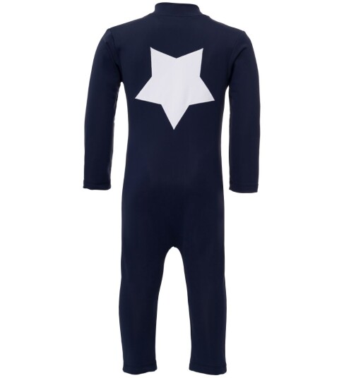 Petit Crabe Badedrakt Lou UV50+ Navy 5 6 år 110 116 Badetøy Blå
