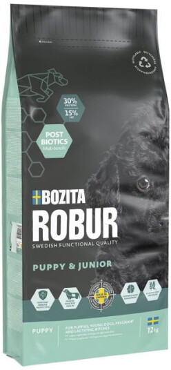 Bozita Robur Puppy & Junior Tørrfôr 12 kg
