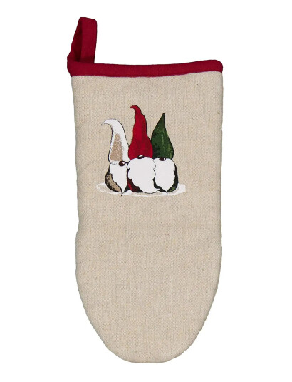 Noble House Oven Glove Frog Tomte Grs - Beige - 15X30CM