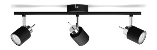 Philips Påbygd spotlys Overflateegnet GU10 3 ampuller 220-240 V Sort