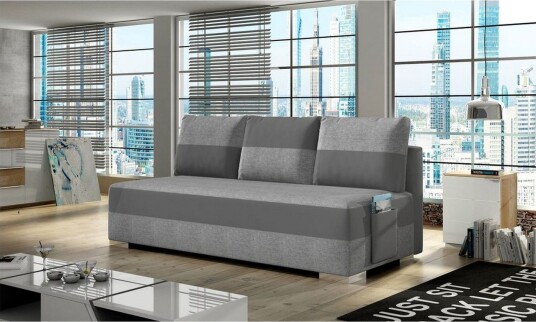 Sofa Eltap Atila 200x83x92 cm Sawana 21 Soft 29 Grå