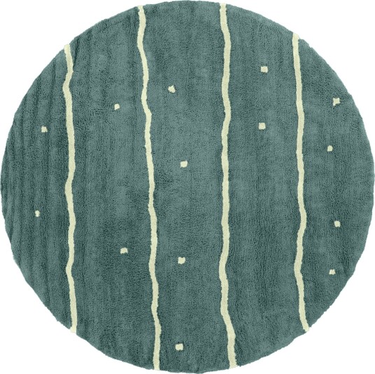 Rundt teppe Leora Natural Cotton Shaggy grønn Størrelse: Ø 200 cm Rundt teppe Leora Natural Cotton Shaggy grønn Størrelse: Ø 200 cm