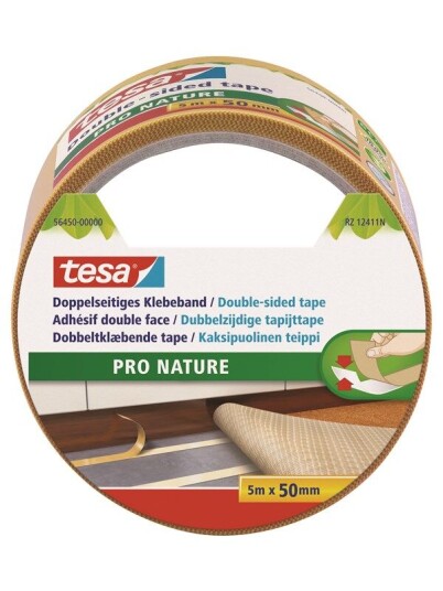 tesa Double-sided tape ecoLogo 5m x 50mm tesa Double-sided tape ecoLogo 5m x 50mm