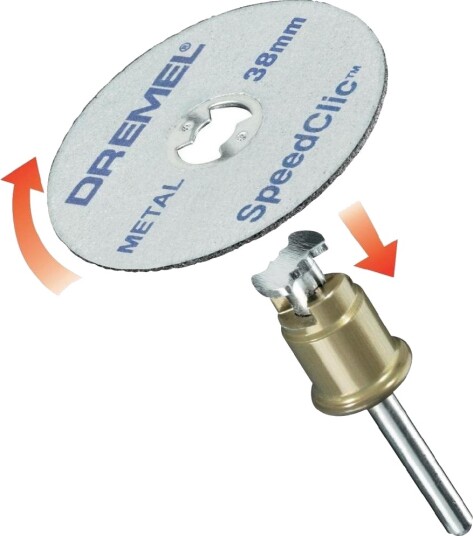Dremel EZ SpeedClic 38mm Kappeskiver til Metall - 5 stk SC456