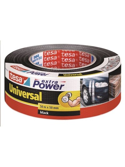 tesa Duct Tape extra Power Universal 50m x 50mm Svart tesa Duct Tape extra Power Universal 50m x 50mm Svart