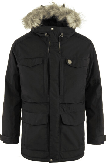 Fjellreven Men's Nuuk Parka S , Black