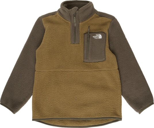 The North Face Teen Yumiori 1/4 Zip Jacket CARAWAY SEED/NEW TAUPE XS