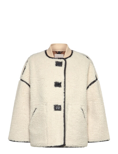 ba&sh Coat Maury Cream 36