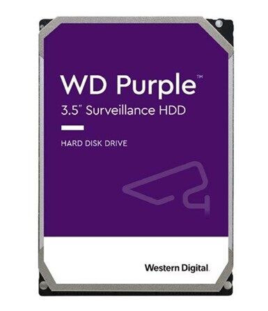 WD Purple 1TB Intern Harddisk 3.5" SATA 6Gb/s med 64MB Cache
