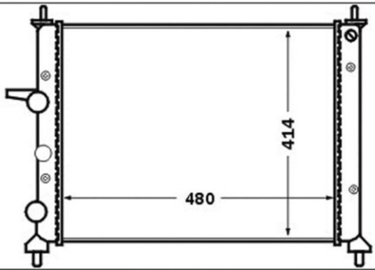 MAHLE CR 1442 000S Radiator, motorkjøling